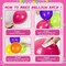 166pcs Magic Balloon Garland Arch Kit, Hot Pink Purple Green Party Decorations with Orange Yellow Pink Purple Green Teal Latex Balloons for Trol Themed Birthday Party Baby Shower Wedding Decorations